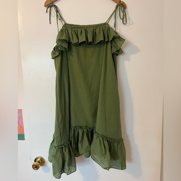 Loup Charmant Porto Dress. Cotton, tie straps - Picture 2 of 3
